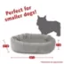 Majestic Pet Personalized Velvet Bagel Cat & Dog Bed image thumbnail 4
