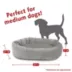 Majestic Pet Personalized Velvet Bagel Cat & Dog Bed image thumbnail 4