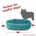 Majestic Pet Personalized Velvet Bagel Cat & Dog Bed image thumbnail 4
