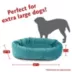 Majestic Pet Personalized Velvet Bagel Cat & Dog Bed image thumbnail 4