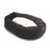Majestic Pet Personalized Velvet Sherpa Bagel Cat & Dog Bed image thumbnail 3