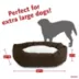 Majestic Pet Personalized Velvet Sherpa Bagel Cat & Dog Bed image thumbnail 4