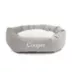 Majestic Pet Personalized Velvet Sherpa Bagel Cat & Dog Bed image thumbnail 1