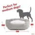 Majestic Pet Personalized Velvet Sherpa Bagel Cat & Dog Bed image thumbnail 4