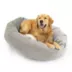 Majestic Pet Personalized Velvet Sherpa Bagel Cat & Dog Bed image thumbnail 2