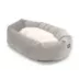 Majestic Pet Personalized Velvet Sherpa Bagel Cat & Dog Bed image thumbnail 3