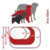 Majestic Pet Personalized Velvet Sherpa Bagel Cat & Dog Bed image thumbnail 5