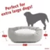 Majestic Pet Personalized Velvet Sherpa Bagel Cat & Dog Bed image thumbnail 4