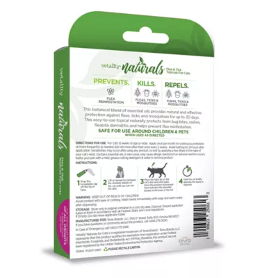 Product Vetality Naturals Flea & Tick Topicals for Cats