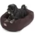 Majestic Pet Personalized Suede Bagel Cat & Dog Bed image thumbnail 2