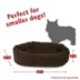Majestic Pet Personalized Velvet Bagel Cat & Dog Bed image thumbnail 4