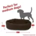 Majestic Pet Personalized Velvet Bagel Cat & Dog Bed image thumbnail 4