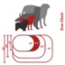 Majestic Pet Personalized Velvet Bagel Cat & Dog Bed image thumbnail 5
