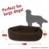 Majestic Pet Personalized Velvet Bagel Cat & Dog Bed image thumbnail 4