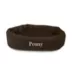 Majestic Pet Personalized Velvet Bagel Cat & Dog Bed image thumbnail 1