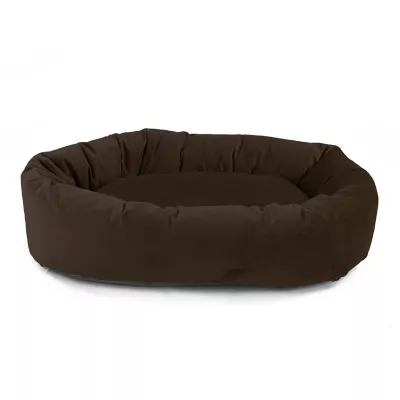 Product Majestic Pet Personalized Velvet Bagel Cat & Dog Bed