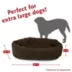 Majestic Pet Personalized Velvet Bagel Cat & Dog Bed image thumbnail 4