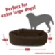 Product Majestic Pet Personalized Velvet Bagel Cat & Dog Bed