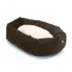 Majestic Pet Personalized Velvet Sherpa Bagel Cat & Dog Bed image thumbnail 2