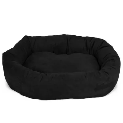 Product Majestic Pet Personalized Suede Bagel Cat & Dog Bed