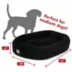 Majestic Pet Personalized Suede Bagel Cat & Dog Bed image thumbnail 4