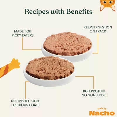 Product Made By Nacho™ Pate All Life Stage Wet Cat Food - Natural, 3 oz 12 Count Variety Pack