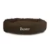 Majestic Pet Personalized Suede Bagel Cat & Dog Bed image thumbnail 1