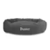 Majestic Pet Personalized Suede Bagel Cat & Dog Bed image thumbnail 1