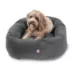 Majestic Pet Personalized Suede Bagel Cat & Dog Bed image thumbnail 2