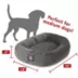 Majestic Pet Personalized Suede Bagel Cat & Dog Bed image thumbnail 4
