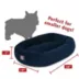 Majestic Pet Personalized Suede Bagel Cat & Dog Bed image thumbnail 5
