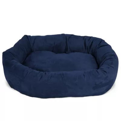 Majestic Pet Personalized Suede Bagel Cat & Dog Bed - Image 4