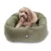 Majestic Pet Personalized Suede Bagel Cat & Dog Bed image thumbnail 2