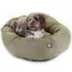Majestic Pet Personalized Suede Bagel Cat & Dog Bed image thumbnail 2