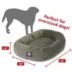 Majestic Pet Personalized Suede Bagel Cat & Dog Bed image thumbnail 4