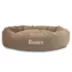 Majestic Pet Personalized Suede Bagel Cat & Dog Bed image thumbnail 1
