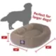 Product Majestic Pet Personalized Suede Bagel Cat & Dog Bed