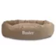 Product Majestic Pet Personalized Suede Bagel Cat & Dog Bed