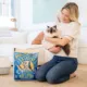 Product Catalyst Clumping Upcycled Soft Wood Cat Litter - Unscented, Lightweight, Low Dust, Natural