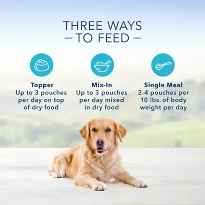 Product Blue Buffalo® Delectables Variety Pack Adult Dog Food Topper - Chicken & Beef, 3 oz, 12 Count