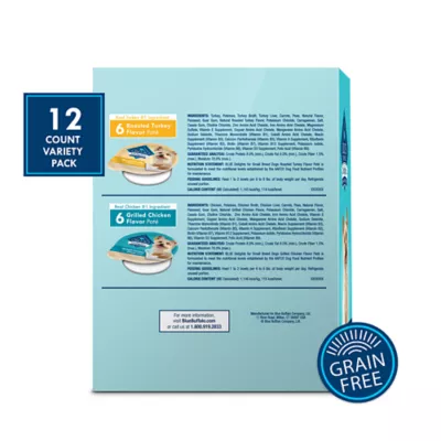 Product Blue Buffalo Delights Small Breed Variety Pack Adult Wet Dog Food - Roasted Turkey & Grilled Chicken