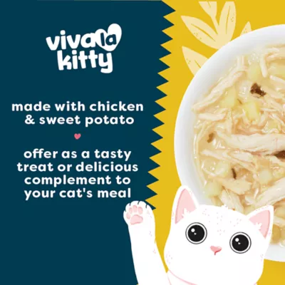 Viva La Kitty® Classic Broth Cat Treat - Grain Free, High Protein, 1.4 Oz - Image 3