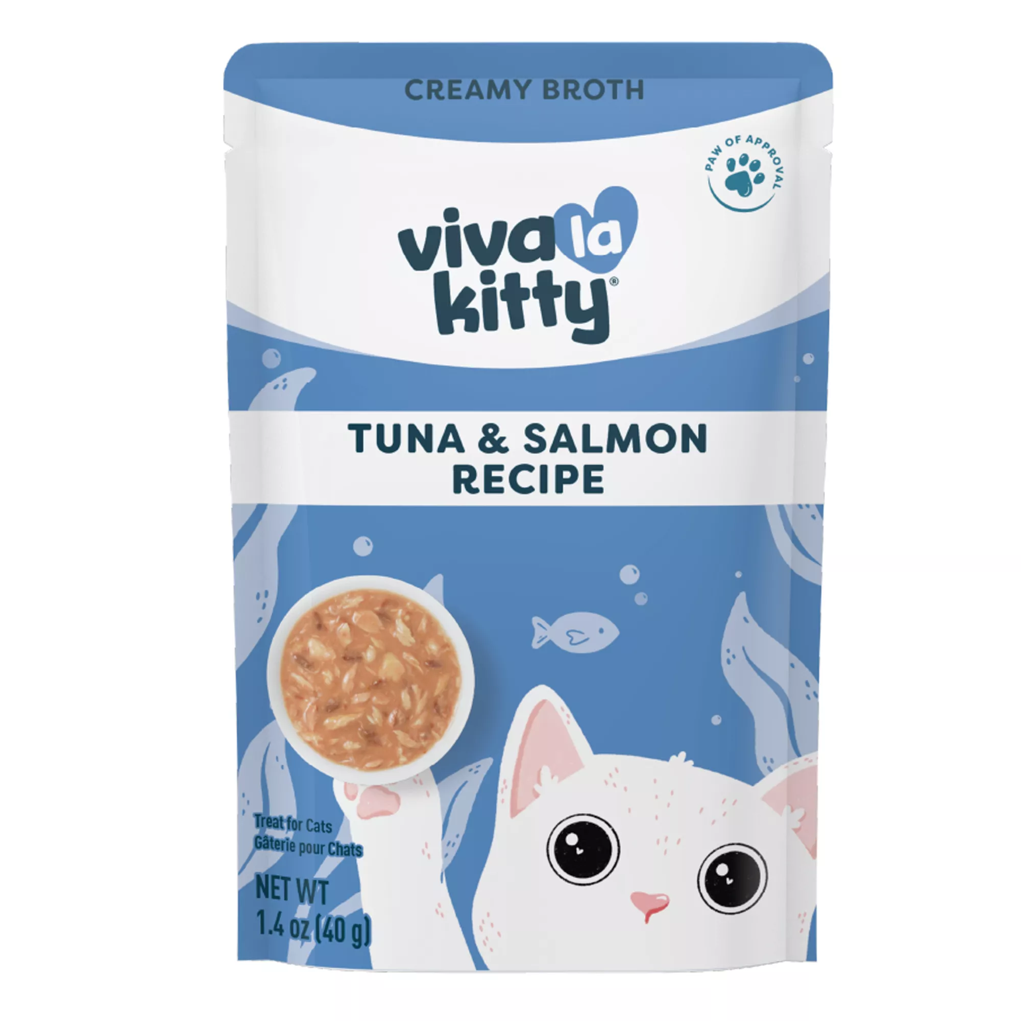 Viva La Kitty® Creamy Broth Cat Treat - Grain Free, High Protein