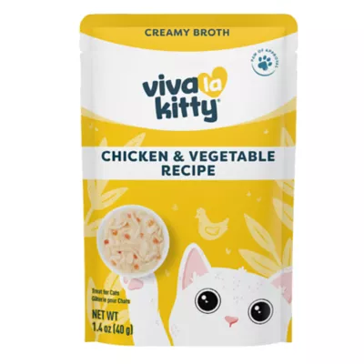 Viva La Kitty® Creamy Broth Cat Treat - Grain Free, High Protein - Image 1