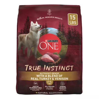 Product Purina ONE® True Instinct Adult Dry Dog Food - High-Protein, Natural, Turkey & Venison