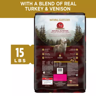 Product Purina ONE® True Instinct Adult Dry Dog Food - High-Protein, Natural, Turkey & Venison