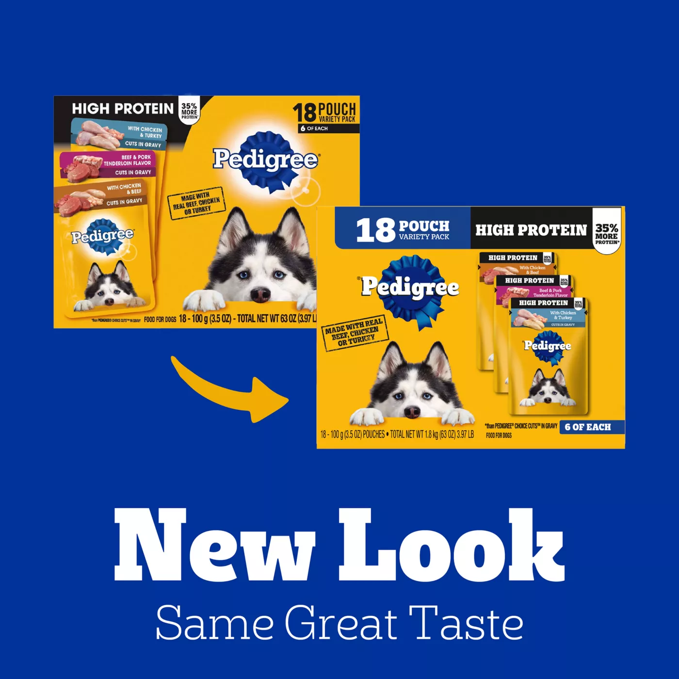 Pedigree senior fashion pouches