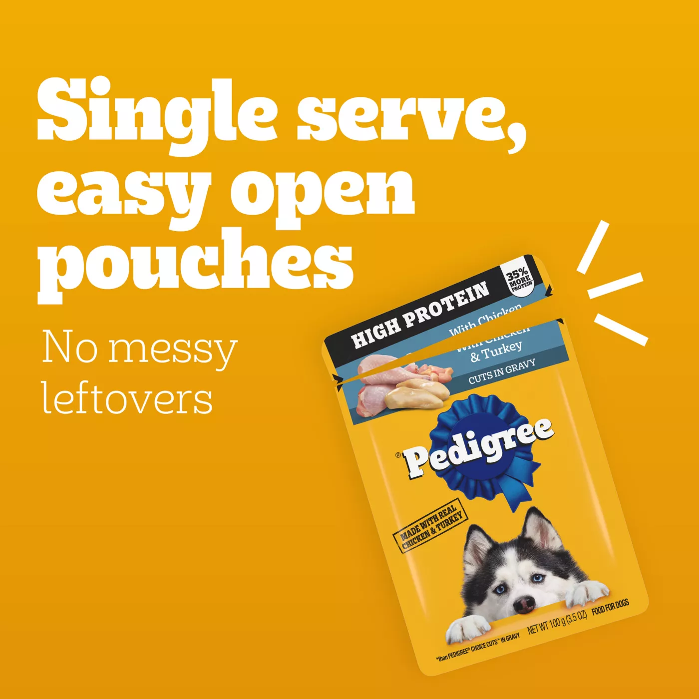 Pedigree senior fashion pouches