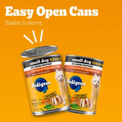 Product Pedigree® Tender Bites in Gravy Small Breed Adult Wet Dog Food - Mini Cuts, 13.2 Oz.