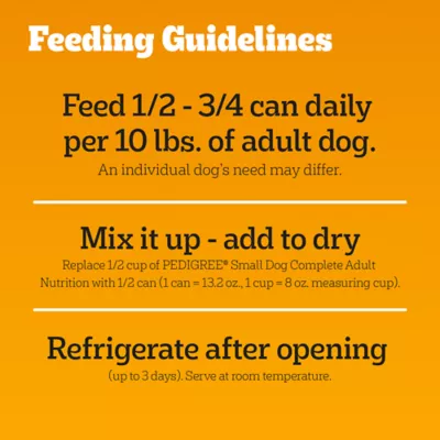 Product Pedigree® Tender Bites in Gravy Small Breed Adult Wet Dog Food - Mini Cuts, 13.2 Oz.
